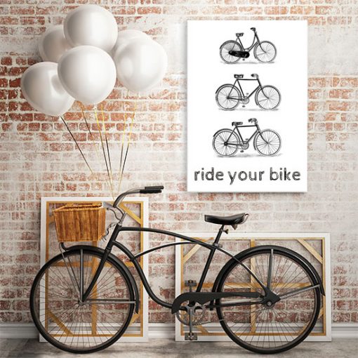 plakaty dla rowerzystów