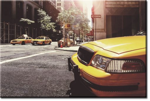 obraz żółtych taksówek