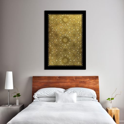 Plakat mozaikowy do dekoracji sypialni