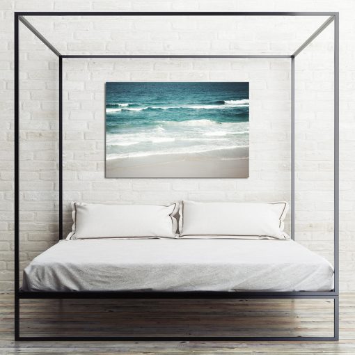 Obraz z brzegiem morza do sypialni