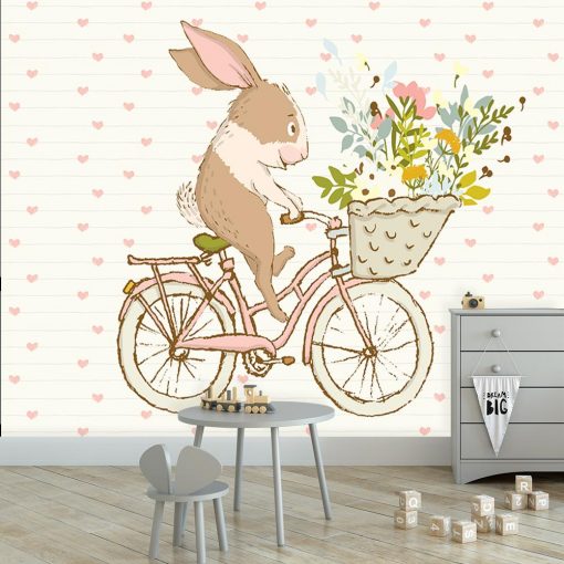 rower z królikiem