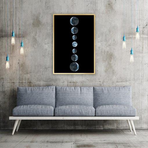 Plakat z Księżycem