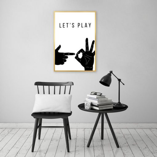 Plakat let's play