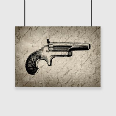 plakat z bronią