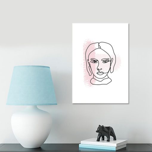 plakat portret kobiety