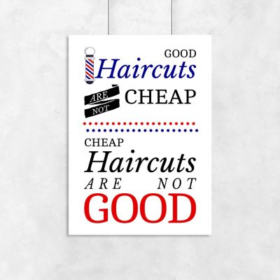 plakat cheap hairucts