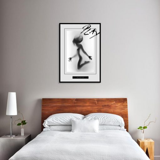 plakat sypialniany z motywem kobiety