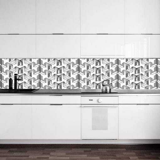 Fototapeta do kuchni z motywem geometrii