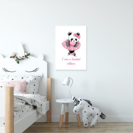 plakat dziecięcy z motywem pandy