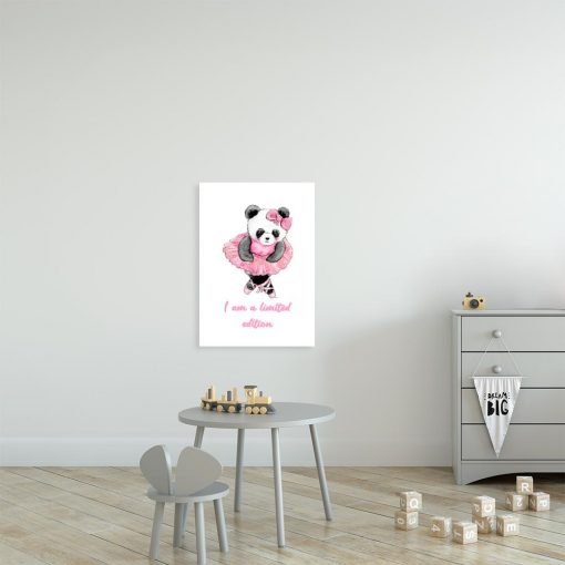 plakat dla dziecka a pandą