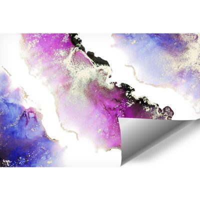 Fototapeta z fioletowymi plamami