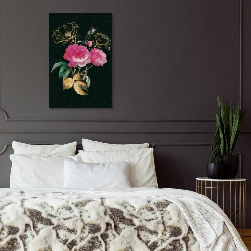 Obraz z motywem róż do sypialni