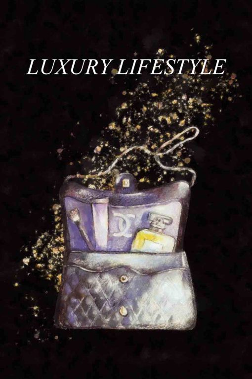 Obraz z napisem - Luxury lifestyle