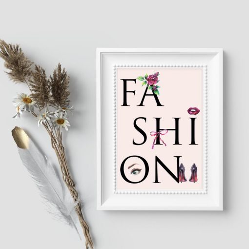 Plakat dla fashionistki