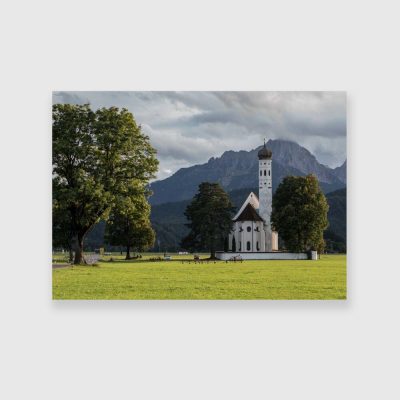 Obraz z kościołem w Schwangau do pokoju