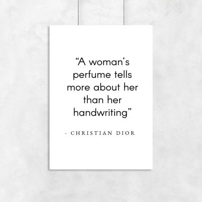 Plakat do pokoju - Cytat Christian'a Diora