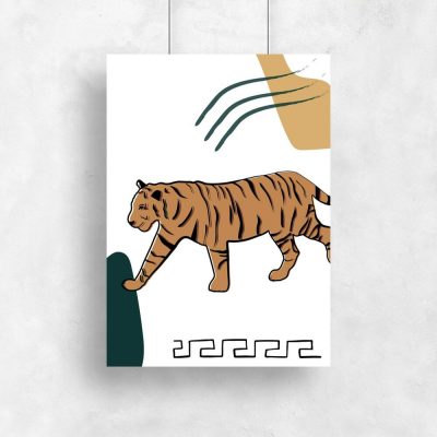 Plakat z tygrysem syberyjskim