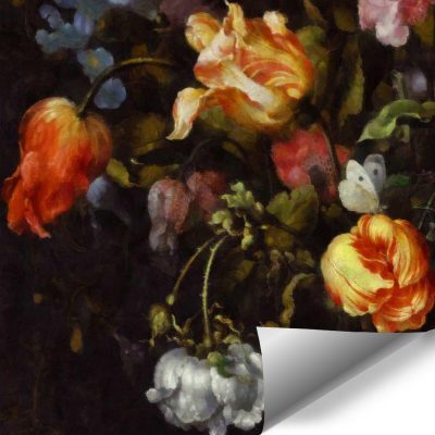 Fototapeta z motywem czerwonych tulipanów do sypialni