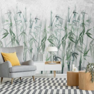 Orientalna fototapeta - Bambusy do pokoju
