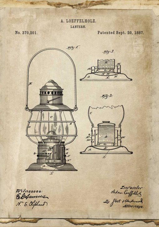 Plakat - Patent na latarnie