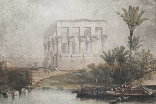 Fototapeta ze świątynią w Egipcie