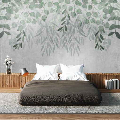 Tapety z roślinami do stylowej sypialni