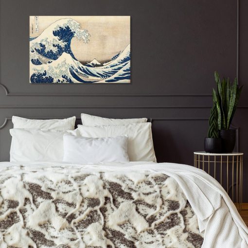 Reprodukcja Hokusai - Wielka fala w Kanagawie