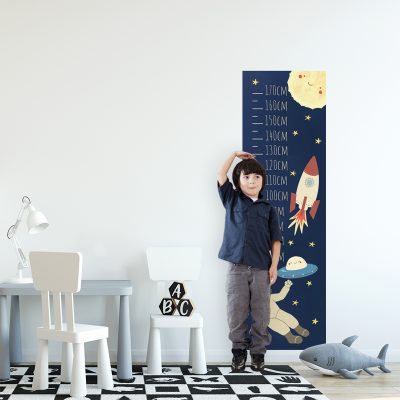 Miarka wzrostu do pokoju dziecka z astronautą