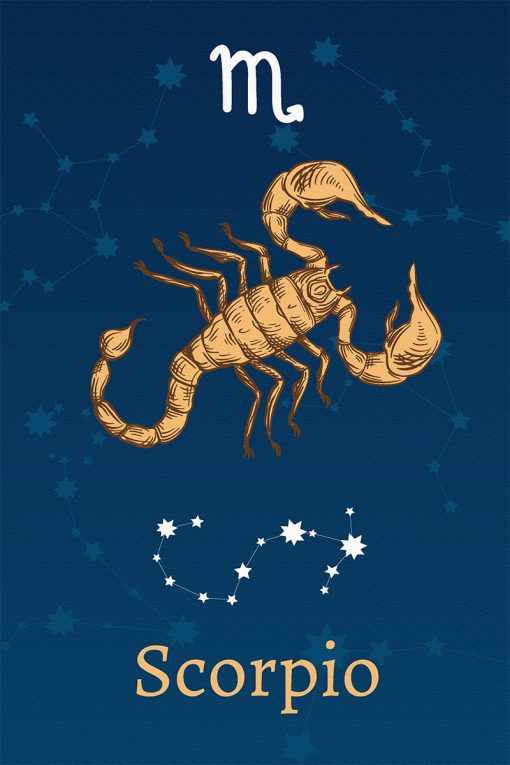 Obraz ze znakami zodiaku - seria