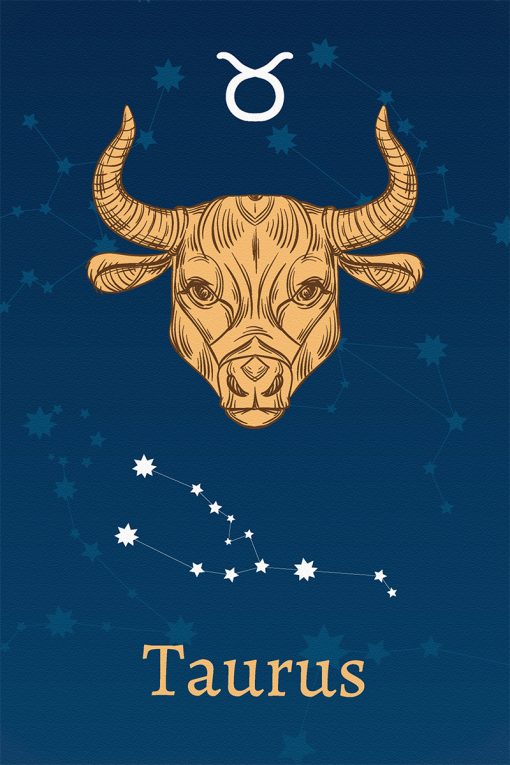 Obraz ze znakiem zodiakalnym Byka