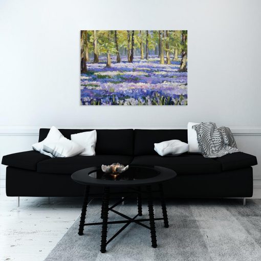 Replika obrazu Anny Wach - dywan leśnych kwiatów