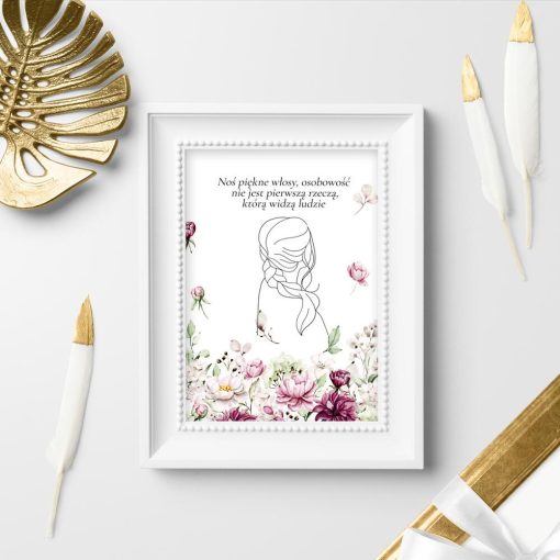 Plakat dla stylisty fryzur