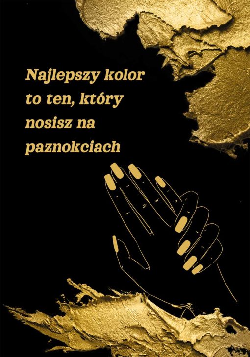 Plakat do salonu paznokci