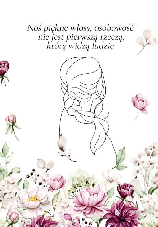 Plakat o włosach