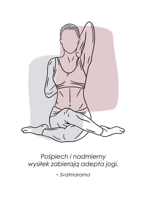 Plakat z napisem o jodze