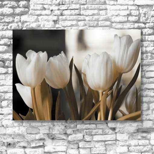 Obraz z bukietem tulipanów do pokoju