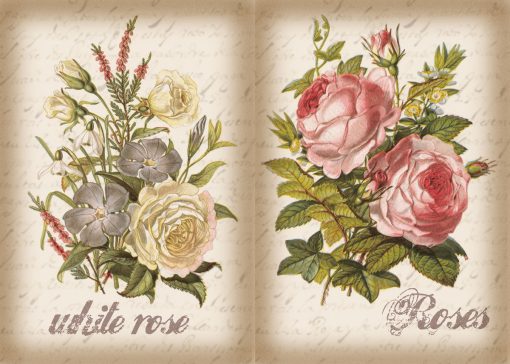 Plakat dyptyk z różami