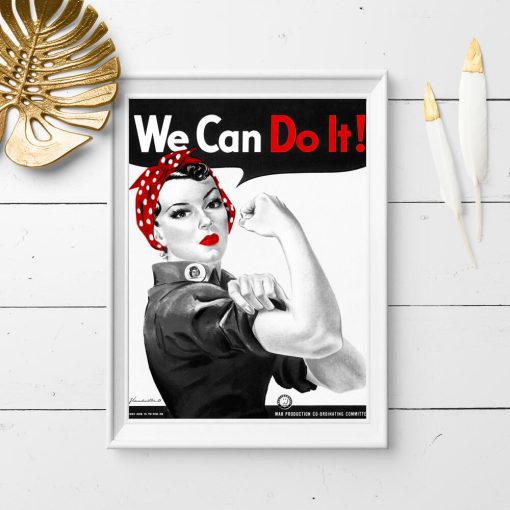 Plakat z cytatem - We can do it